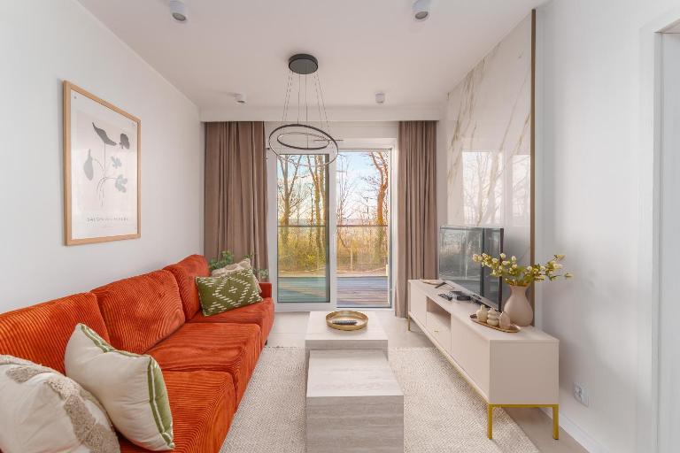 Apartament z Widokiem na Morze B018 by Perłowa Przystań Rent - B&B Sianożęty