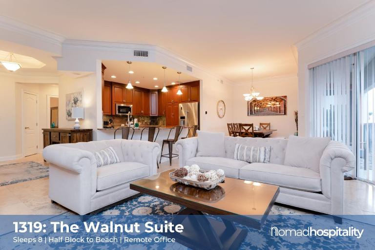 Be A Nomad -3BR Half Block Beach - Sleeps 8 - Jacksonville Beach Condo - B&B Jacksonville Beach