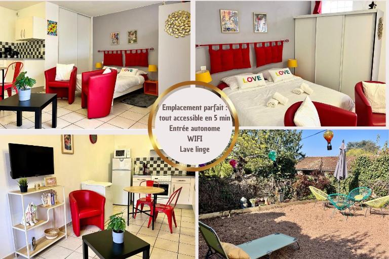 Studio Revy 4 - Confort et équipé - Centre ville - B&B Néris-les-Bains