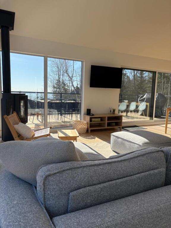 Chalet L'Estuaire, River View, Spa - Ferienwohnung Saint-Joseph-de-la-Rive