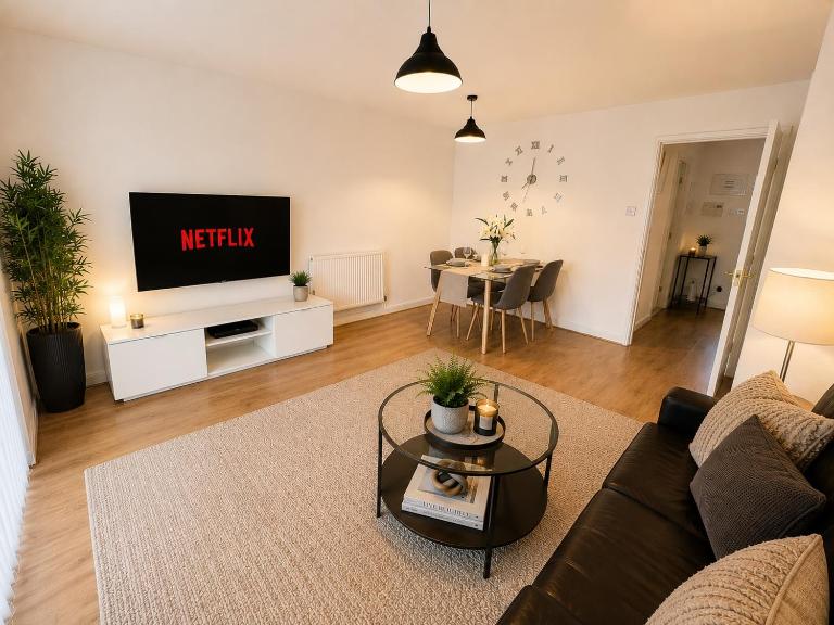 Convenient Manchester city centre 3BD with free parking - B&B Manchester