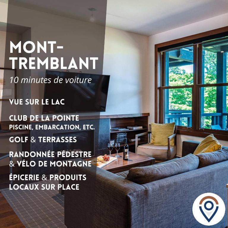 Lakefront, Mountain View - Resort Loft - B&B Lac-Supérieur