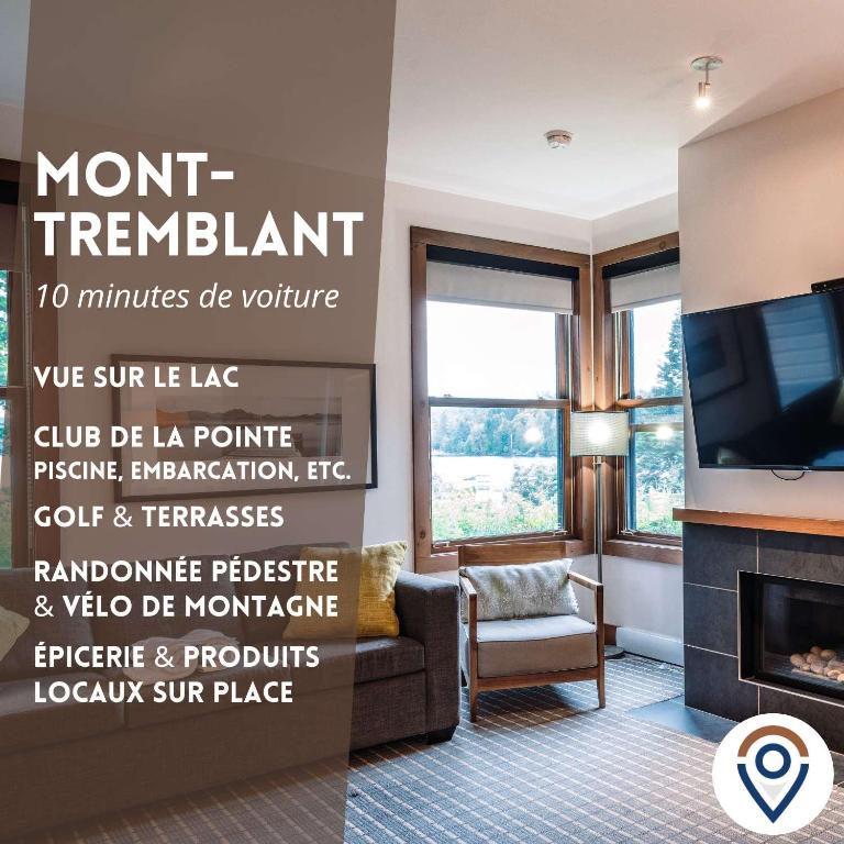 Lakefront Mountain View - Resort Studio - Ferienwohnung Lac-Supérieur