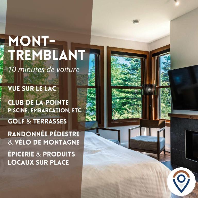 Lakefront and Mountain View - Resort Studio - Ferienwohnung Lac-Supérieur