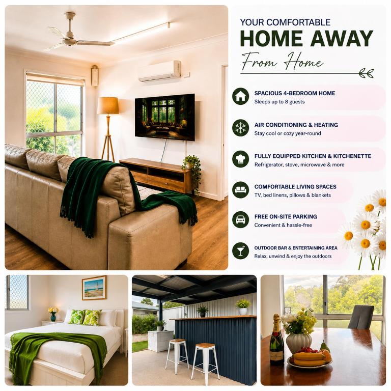4BR Family Home in Boronia Heights - B&B Barwon Heads