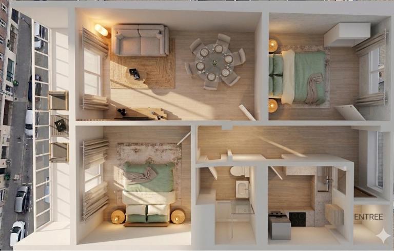 Emeraude Appt renovated-Balcony-Parking-St-Denis city center - Ferienwohnung Saint-Denis