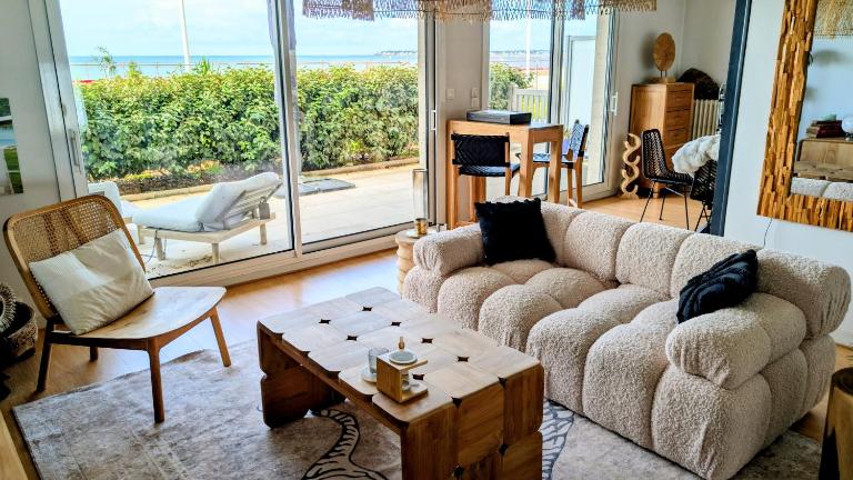 Appartement face mer grande terasse - B&B La Baule-Escoublac