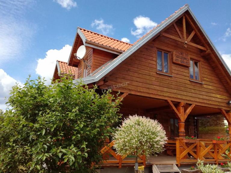 Całoroczny dom do wynajęcia z BALIĄ I JACUZZI Spychowo Mazury - Chambres d'hôtes Spychowo