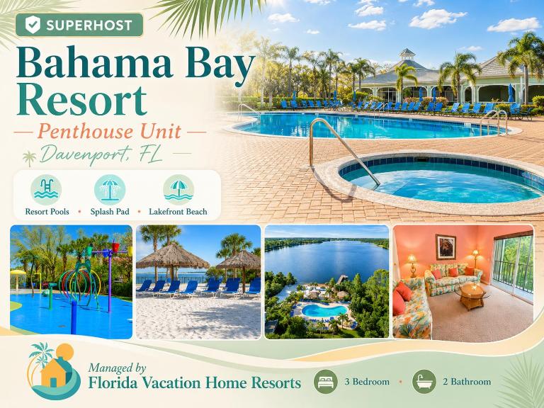 Bahama Bay Penthouse Pools & Beach - Ferienwohnung Kissimmee