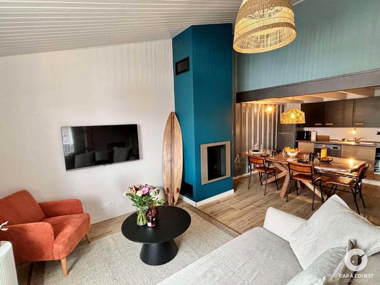 Le Surfeur, appartement cosy au coeur d'Arago - B&B Les Sables-d'Olonne