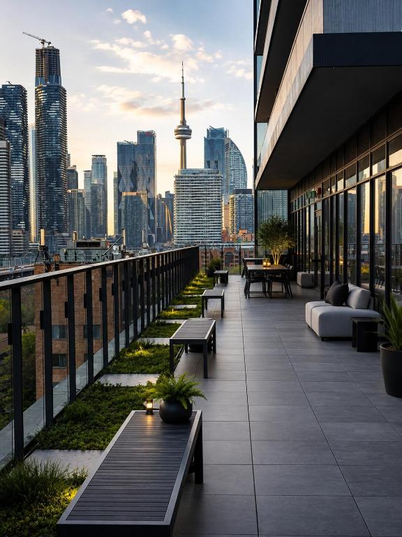Toronto 2BR Condo with Lake & CN Tower Views & Free Parking - Ferienwohnung Toronto