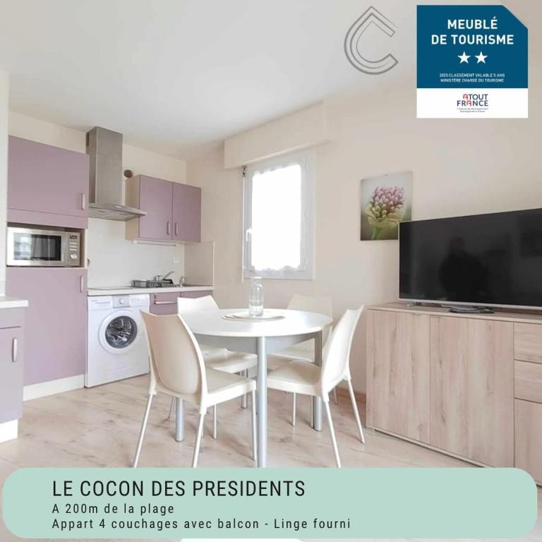 Les Presidents Appart Les Sables Plage proche, Wifi et Balcon - B&B Les Sables-d'Olonne