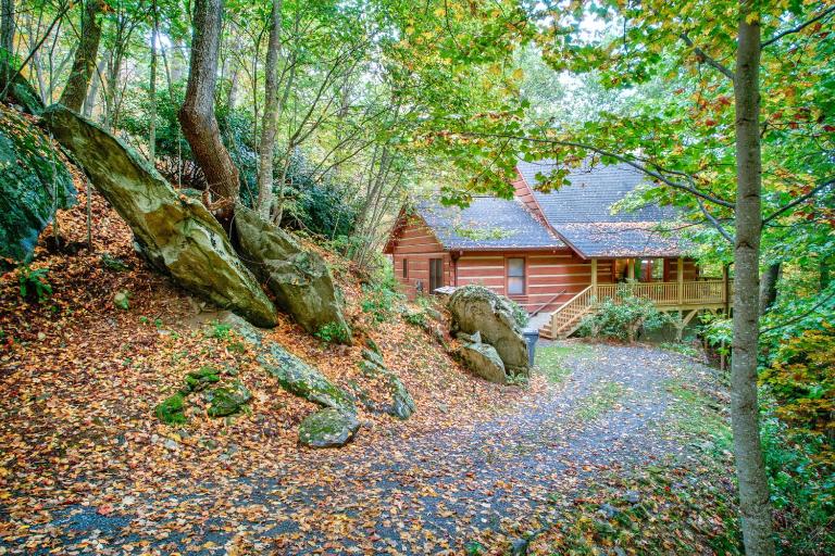 Farallon - Cozy Cabin with hot tub fire pit wood fireplace - Ferienwohnung Banner Elk