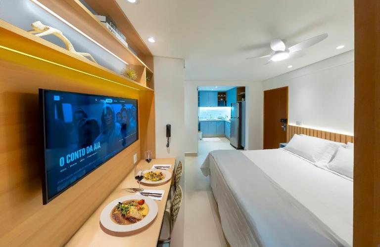 Loft 509 elegante e confortavél, cama grande, Wi-Fi rápido, Próx Tiradentes - Ferienwohnung São João del Rei