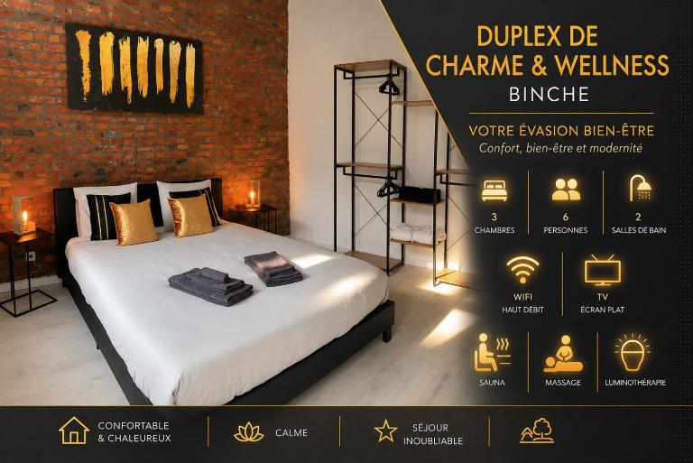 Le Plan B! - Duplex de charme & Wellness - B&B Binche