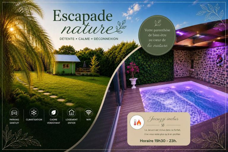 Jacuzzi XXL avec La Rouyonnaise - B&B Tinténiac