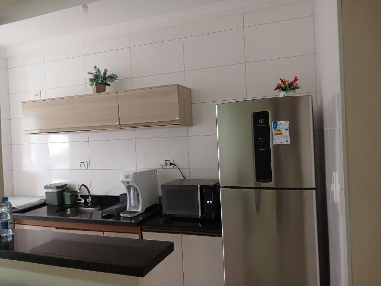 Charmoso apartamento pé na areia - Ferienwohnung Praia Grande