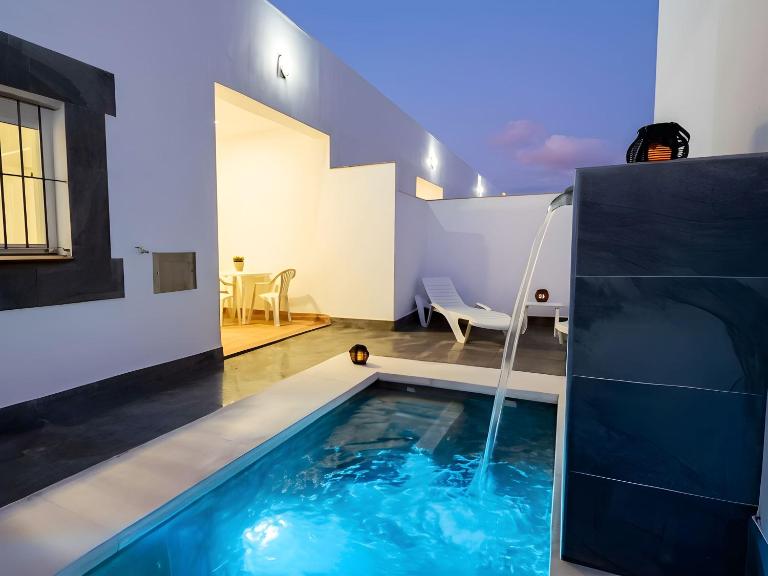 Apartamento coqueto Piscina chica y Aire acondicionado - Ferienwohnung Chiclana de la Frontera