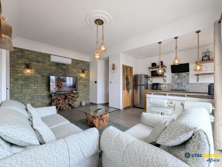 Chic apart with balcony, parking and great view - B&B Yaundé