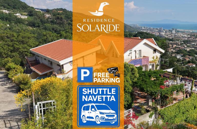RESIDENCE SOLARIDE apartments, FREE PRIVATE PARKING WITH VIDEOSURVELLIANCE and SHUTTLE SERVICE - B&B Salerno