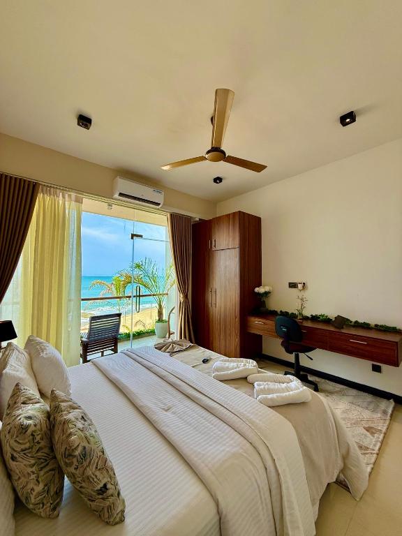 Hotel Beach Castle - Chambres d'hôtes Arugam Bay