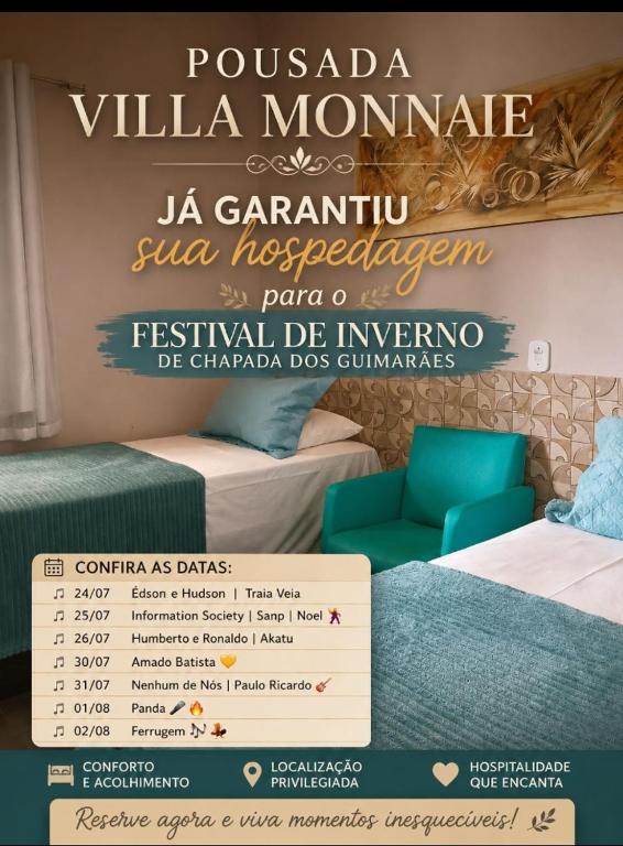 Villa Monnaié centro - B&B Chapada dos Guimarães