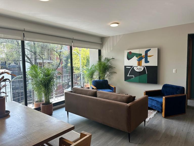 3br with a private terrace Roma norte - B&B Ciudad de México