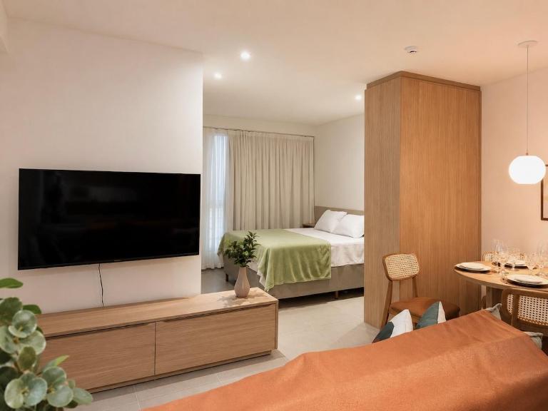 Ap Premium no Rooftop Agamenon Prince | 4 hóspedes - Bed and Breakfast Recife