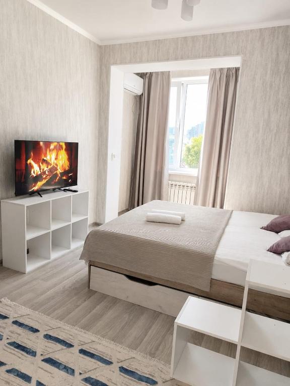 Квартира студия в ЖК Lotus Terrace - B&B Almatý