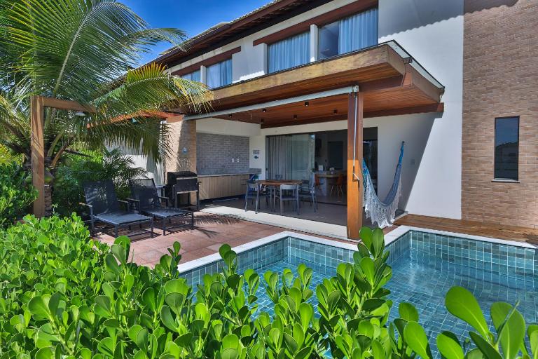 Condominio Frente Mar 3 suites com Ar Cond piscina e Hidro privativa - B&B Mata de São João