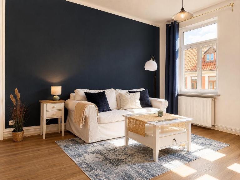 Maritimes Altstadt Apartment Wismar mit WLAN und Workstation - Ferienwohnung Wismar