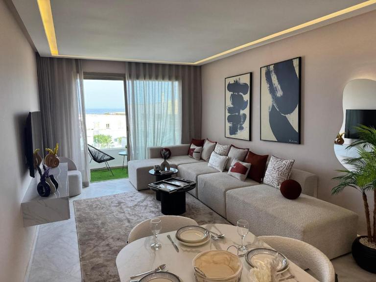 Luxurious sea view apartment - Corniche - B&B Casablanca