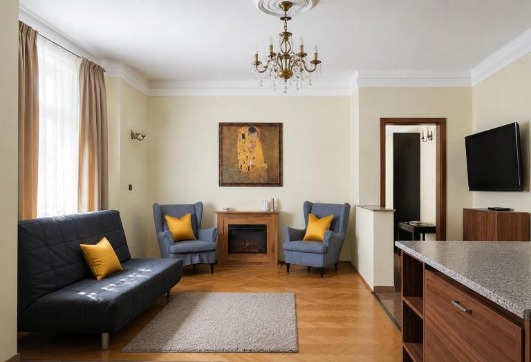 In Heart of Prague Elegant Downtown Apt - AC, 2BR, 2BA - B&B Praga