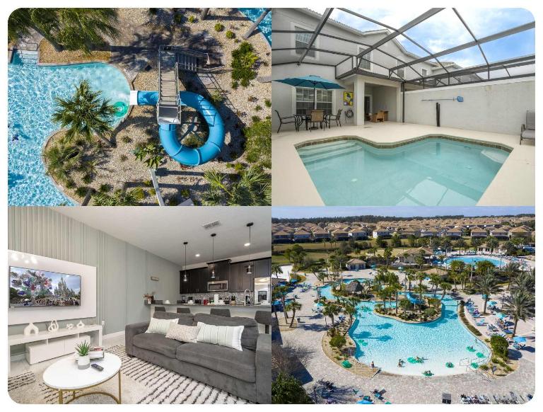 4BR Near Disney Townhouse Pool BBQ Champions Gate - Chambres d'hôtes Davenport