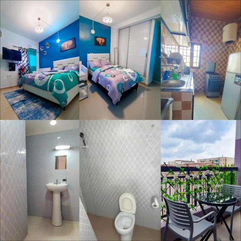Appartement Studio Haut Standing avec Balcon - B&B Abidjan