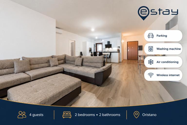 Estay - Giulia's House - AirCon - WiFi - Parking - B&B Oristano