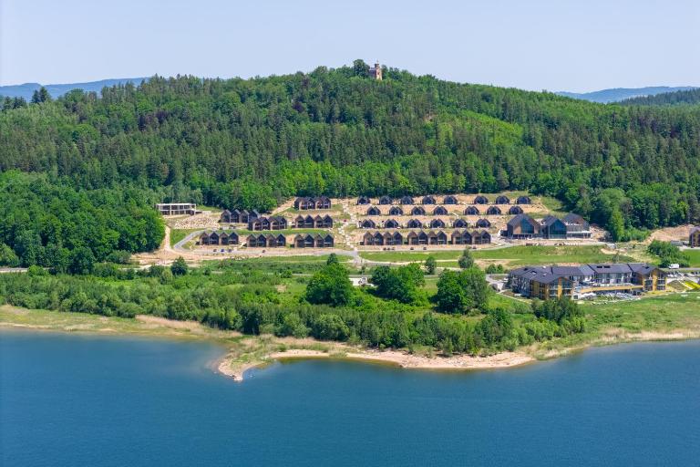 Lake Chwil 5618 widok na zalew i góry - Bed and Breakfast Sosnówka