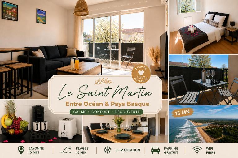 Le Saint Martin - Entre Océan & Pays Basque- C'LA VIEconciergerie - B&B Saint-Martin-de-Seignanx
