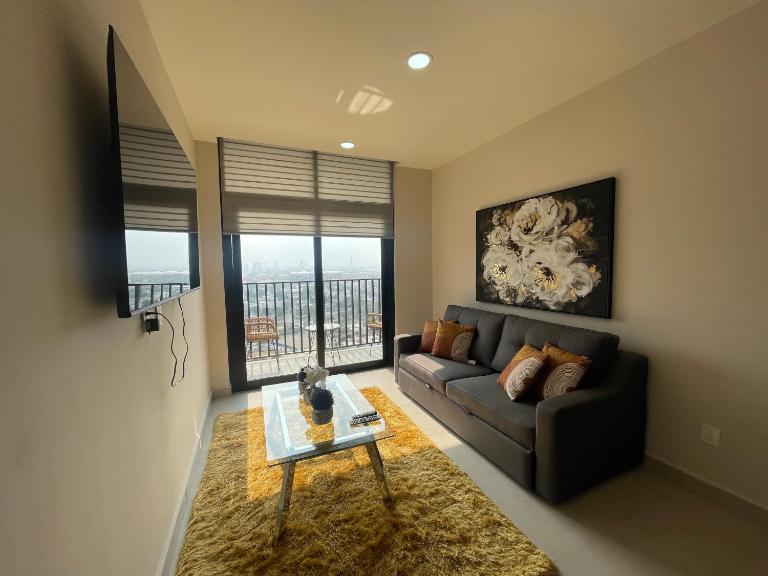 1414-Departamento a un paso de fundidora/6 px - Ferienwohnung Monterrey