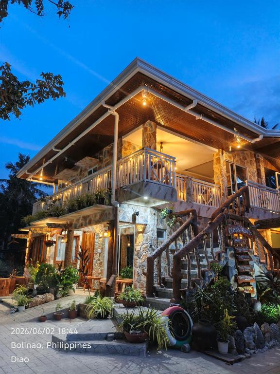 Rustic Stone House with Beach Access - Bed and Breakfast Ilog Malino
