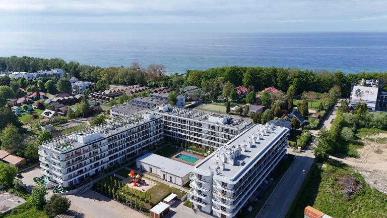 Aparts Care Ku Morzu 58 Apartament Widok na Basen Parking - B&B Sianożęty