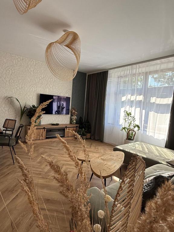 Apartamenty Żywieckie - Apartament Boho Jacuzzi w cenie! Zwierzęta za darmo! - B&B Żywiec