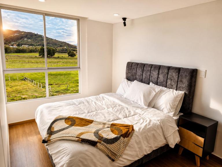 Nuevo y moderno Apto con Vista al lago Sochagota - B&B Paipa