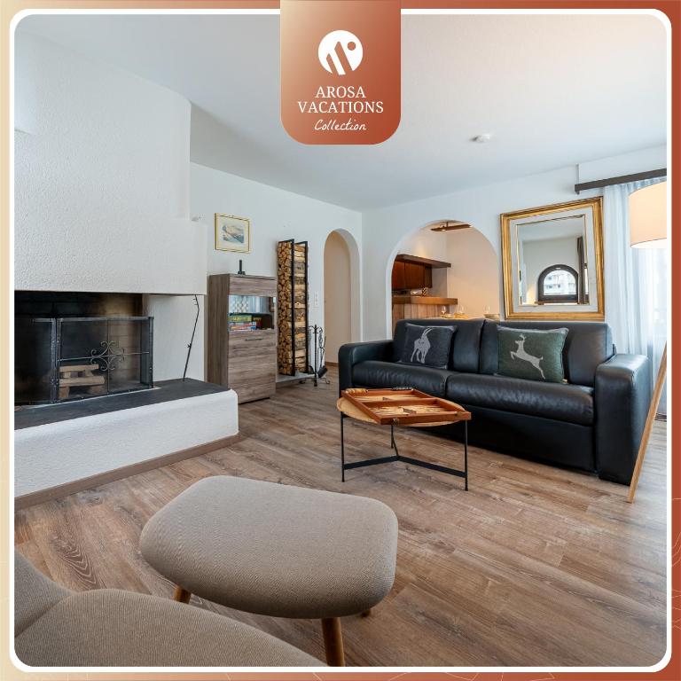 Residence Eden C by Arosa Vacations, Exklusive Wohnung mit Terrasse & Parkplatz im Zentrum - Ferienwohnung Arosa