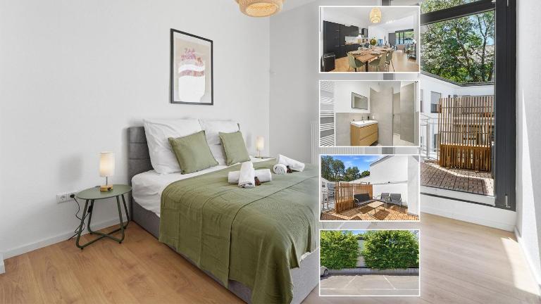 TOP Köln Zentrum, Nähe Dom, Messe, 90 qm, 3 Zi, Balkon, kostenloser Parkplatz - B&B Cologne