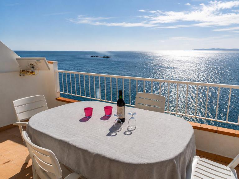Apartamento magnificas vistas mar y piscina ref 298 - B&B Roses
