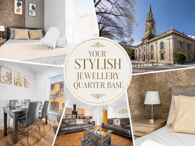 Luminous 2BR Retreat Birmingham JQ Free Parking & WiFi - B&B Birmingham