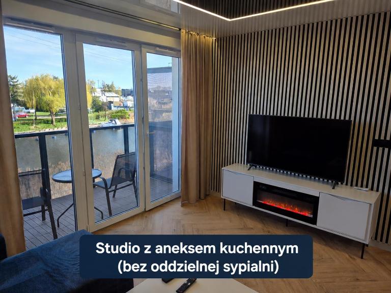 Widok Motławy l - Ferienwohnung Danzig