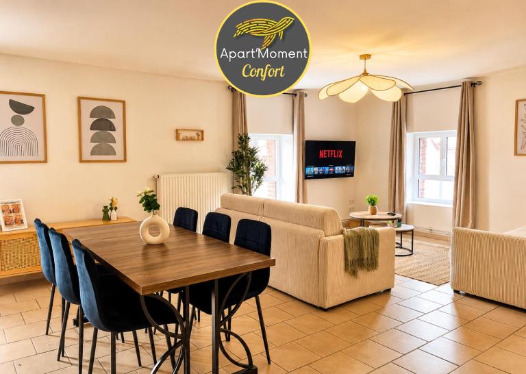 Appartement 2 chambres - parking privé sécurisé - B&B Aire-sur-la-Lys