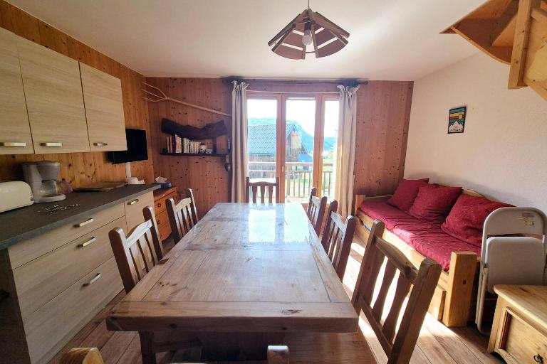 Votre Havre de Paix en Montagne - chalet 6 personnes avec piscine et sauna - Ferienwohnung La Féclaz
